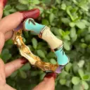 Anti-Tarnish Multi-Color Bamboo Style Kada