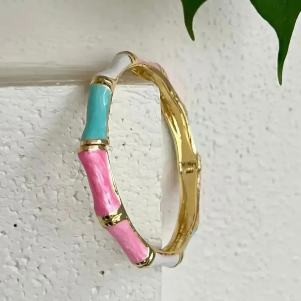 Anti-Tarnish Multi-Color Bamboo Style Kada