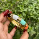 Multi-Color Enamel Anti-Tarnish Designer Kada