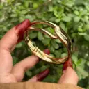 Anti-Tarnish Minimalist Gold Loop Kada