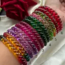 Twisted Crystal Kangan (2 piece)