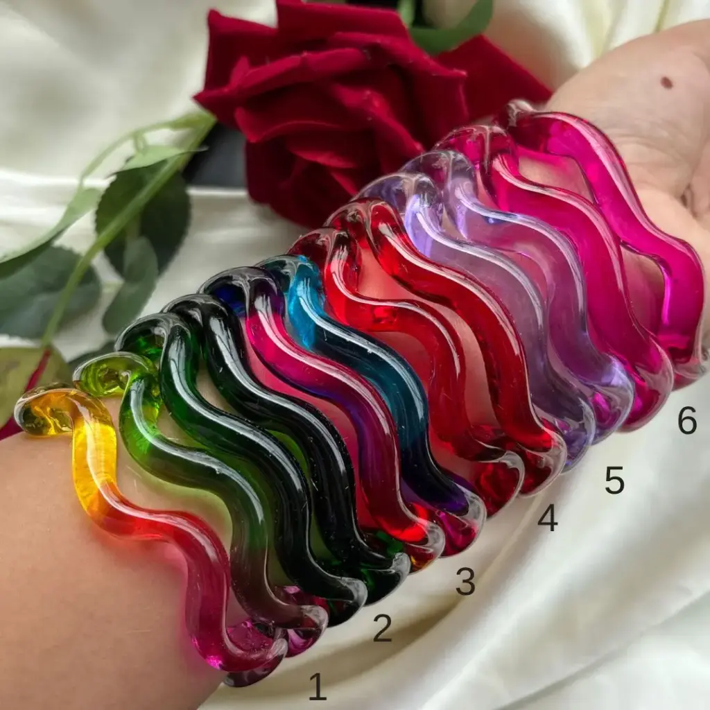 Twisted Crystal Kangan (2 piece)