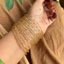 Antique Raindrop Glass Bangles 