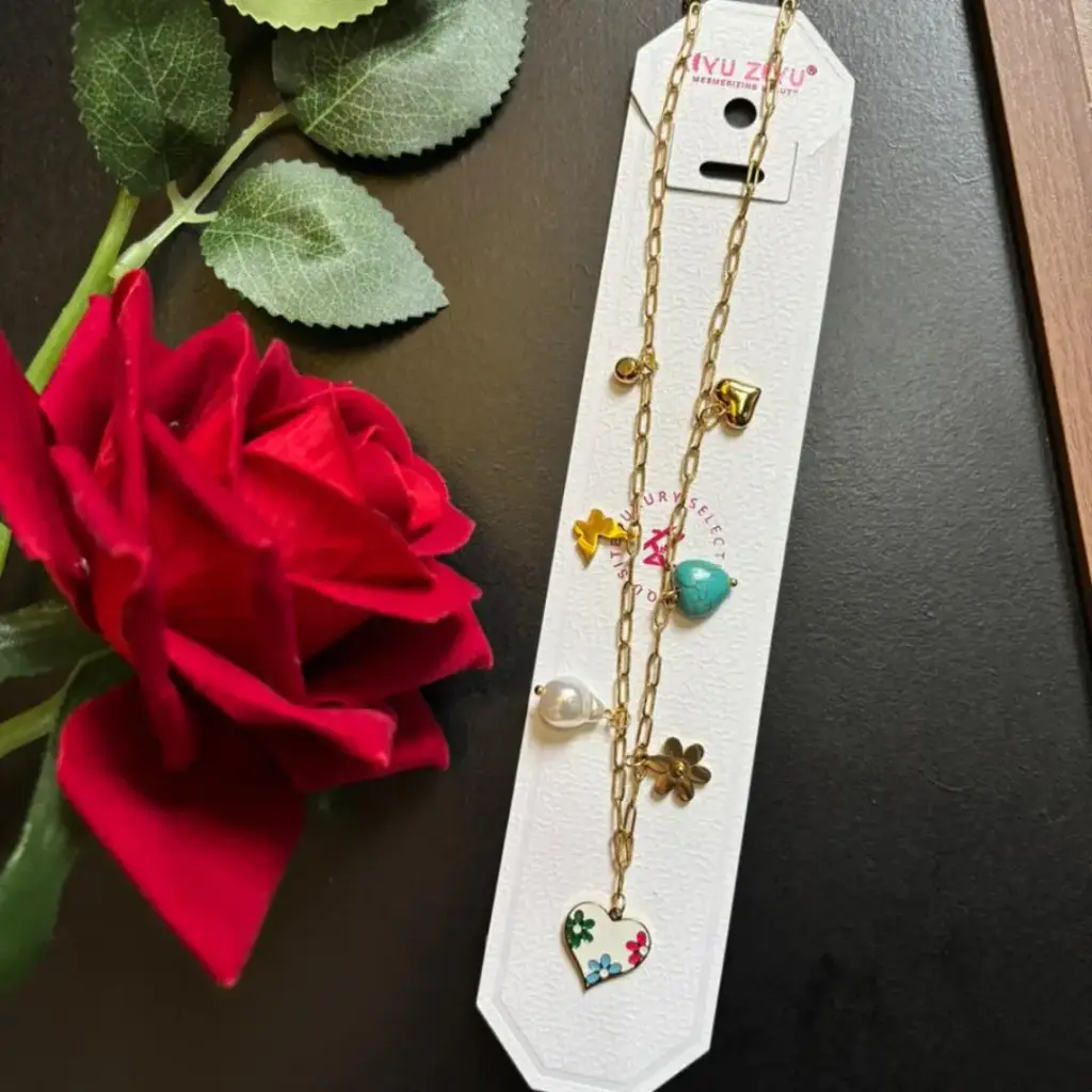 Cute Multi-Charm Necklace