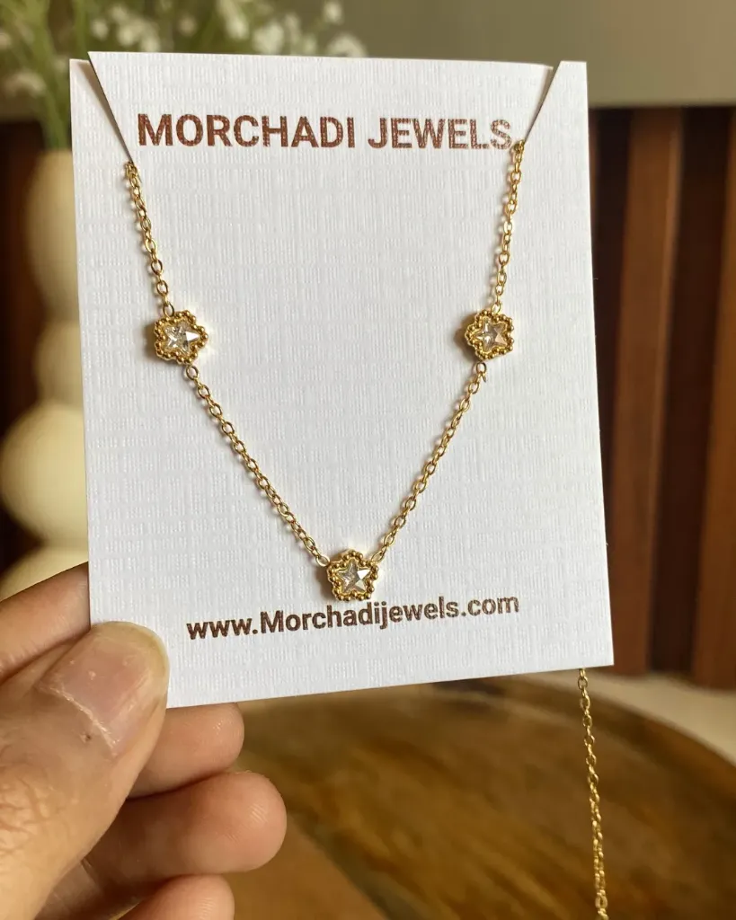 Anti tarnish Charm Necklace