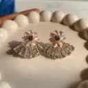 Premium Flower Crystal Stud Earrings