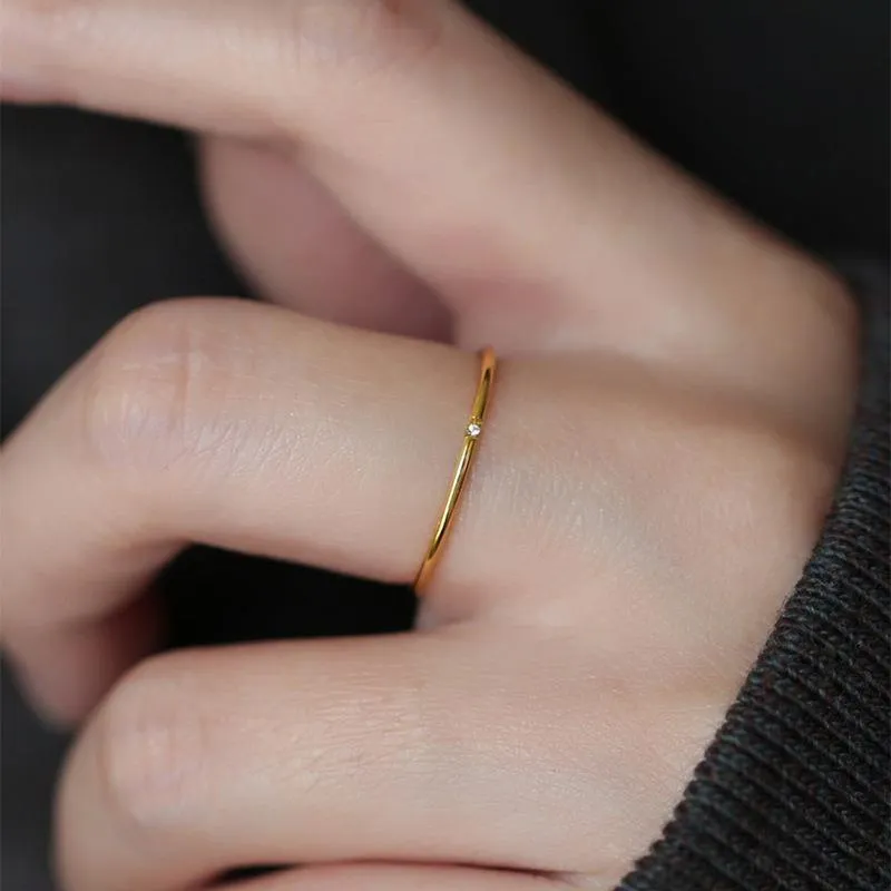 Minimal Thin Band Gold Ring for Girls (6)