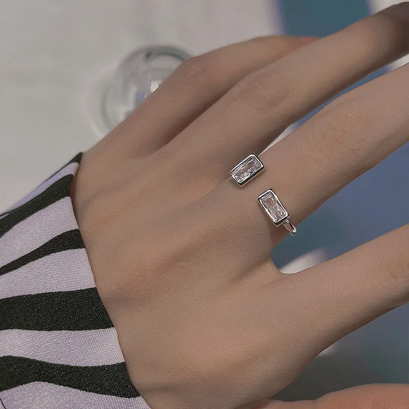 Double Stone Adjustable Ring for Girls