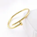 Gold Plated Anti Tarnish Nail Bracelet For Women