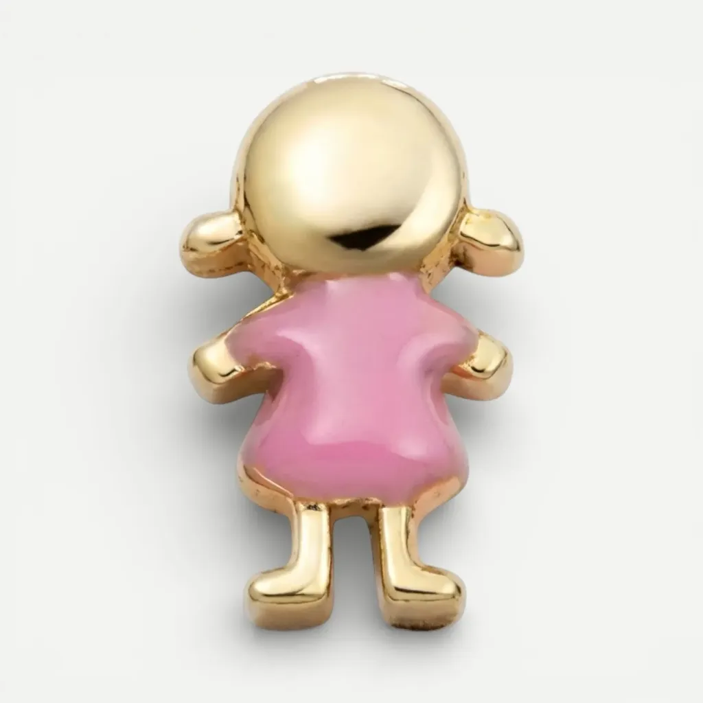 Pink doll charm