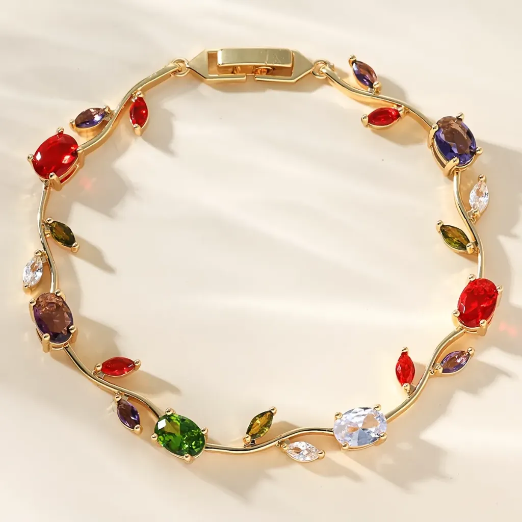 Luxurious Tulip Flower Bracelet