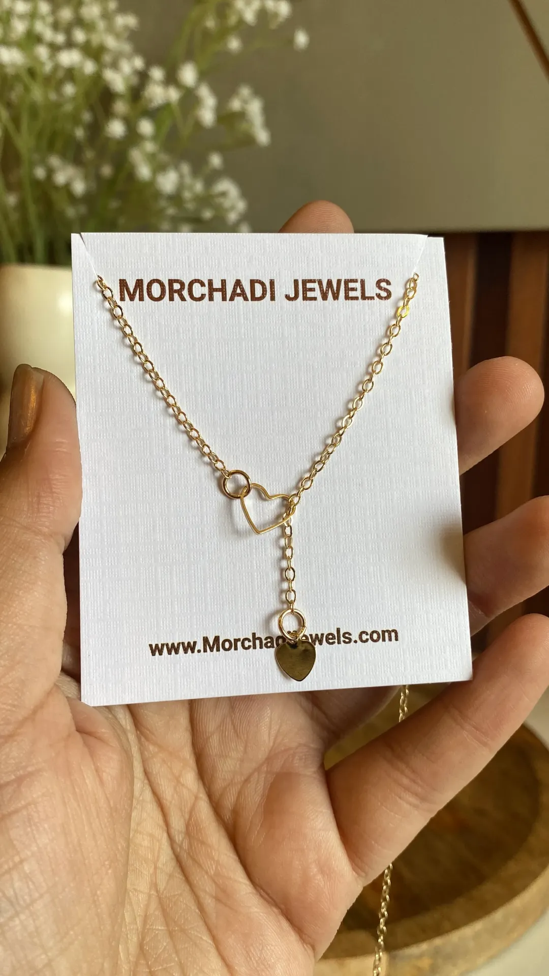 Heart Lariat Necklace