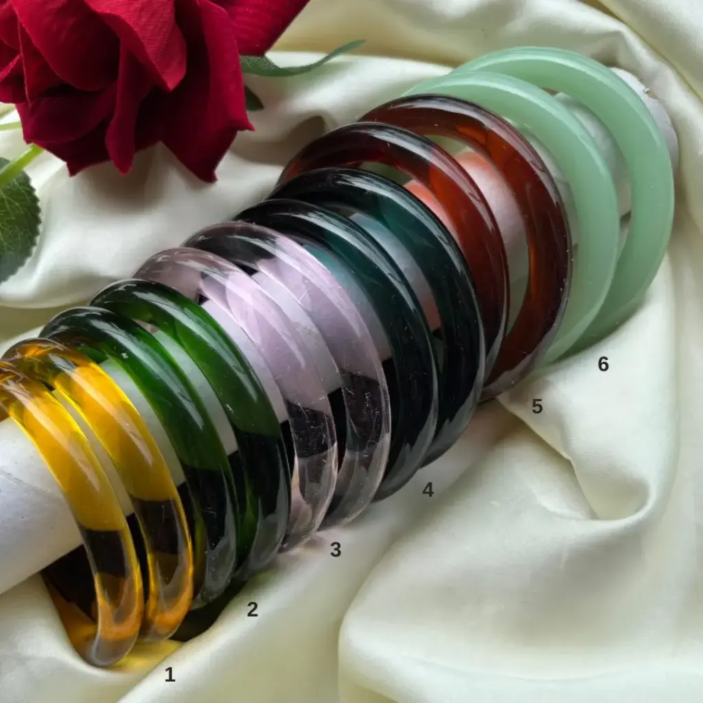 Plain Crystal Kangan (2 piece)