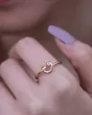 Elegant Adjustable Bowknot Ring for Women