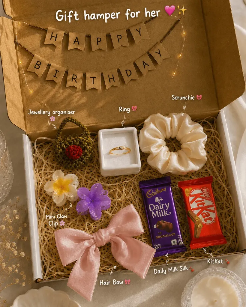 The Cutest Pinterest-y Birthday Hamper 🎀