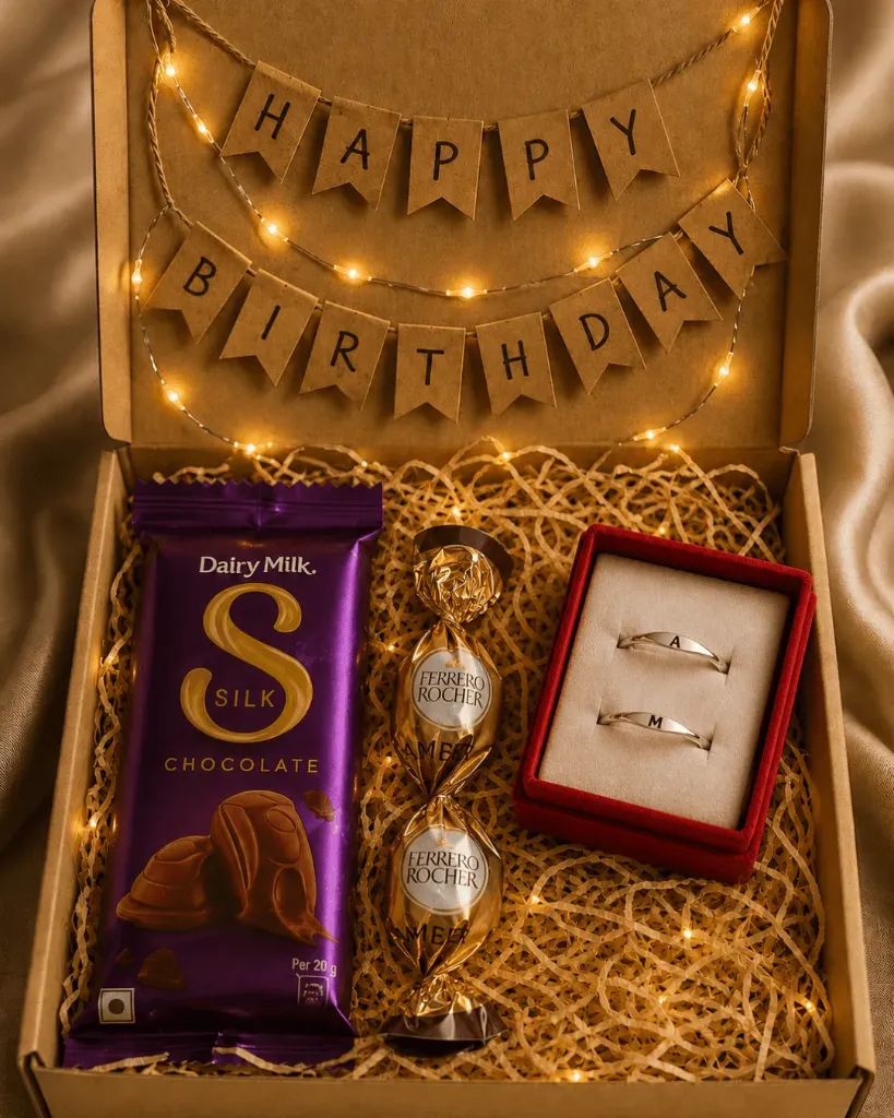 Couple Birthday Hamper - Silver Edition