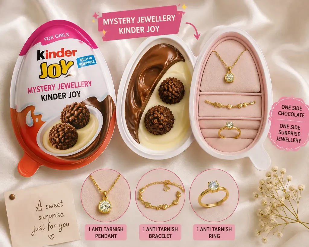 Mystery Jewellery Kinder Joy – 3 Anti-Tarnish Jewellery