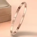 Anti Tarnish Rose Gold-Plated Bracelet 