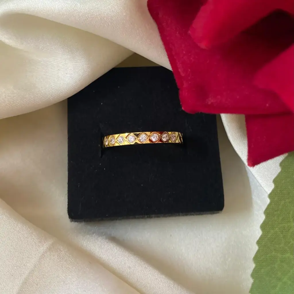 Anti-Tarnish Geometric Band Ring (6)